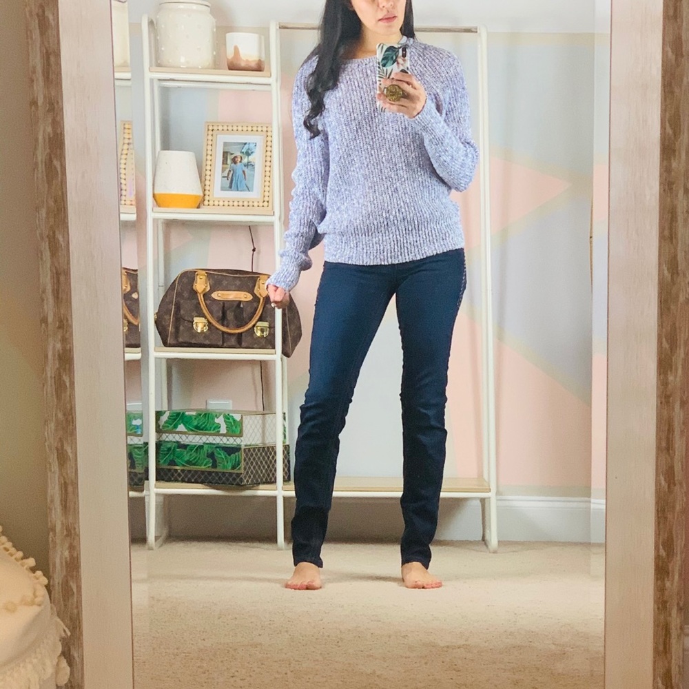 Purple Free people sweater